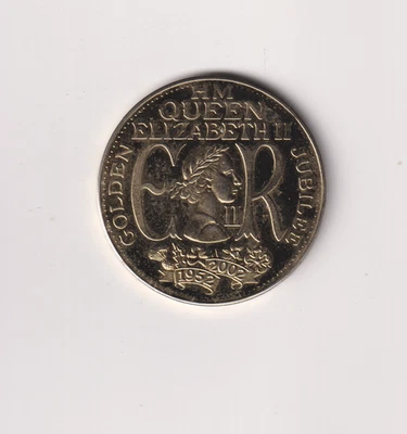 Queen Elizabeth II Golden Jubilee Commemorative 1952-2002 HIGH GRADE Medal JJ363 - Image 1 of 2