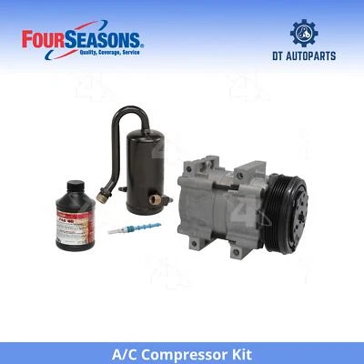 Kit de compressor A/C Ford F-250 1990-1993 4 estações 1991 1992 - Imagem 1 de 4
