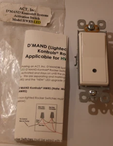 Interruptor de activación del sistema ACT, Inc HWRS-LED - D'MAND Kontrols - Imagen 1 de 4