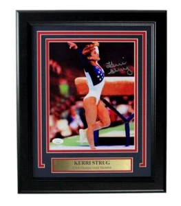 Kerri Strug US Olympic Gold Medalist Signed/Auto 8x10 Photo Framed JSA 164437 - Imagen 1 de 5