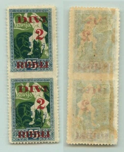 Latvia 1921 SC 93 MNH missing perforation pair. rtc2215 - Picture 1 of 1