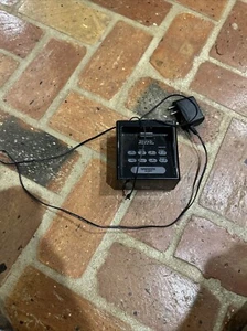 iPhone iPod Charging Dock RCA RC127i-A Alarm Clock Radio Black LED - Picture 1 of 5