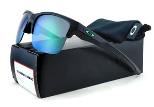 New Oakley THINLINK Sunglasses | 9316-09 Matte Black / Jade Iridium Lens - Picture 1 of 5