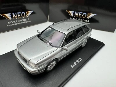 Neo 1/43 Scale Resin car model Audi RS2 Avant Silver - Image 1 of 4