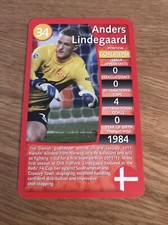 Anders Lindegaard Manchester United Top Trumps Specials 2012 Football Card