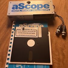 Very Rare Apple II aScope 85 Digital Oscilloscope + Disk / Docs / Leads WORKS