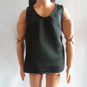 NEW! 2021 Barbie Signature Looks Made To Move Ken Doll Black Tank Top ~ Clothing - Picture 1 of 2
