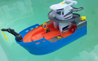 Toy boat Outdoors pool or indoors plastic foam- Hotwheels style boat fishing