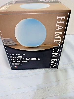 NUEVO Cambio de Color LED Bola Brillante 8" 2 Ajustes 7 Colores Foto 1 de 4