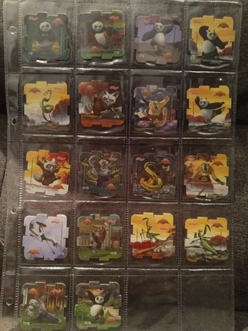 Tazo Tazos Tasos Kellogg's Kung Fu Panda Super Rare From Colombia Complete Set18 Cover