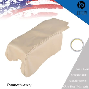 Fit For 06-13 Range Rover Sport Leather Center Console Lid Armrest Cover Beige - Picture 1 of 10