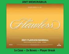 New listing
		CC Sabathia Cleveland Indians 2021 Panini Flawless 1X Case 2X BOX BREAK #12