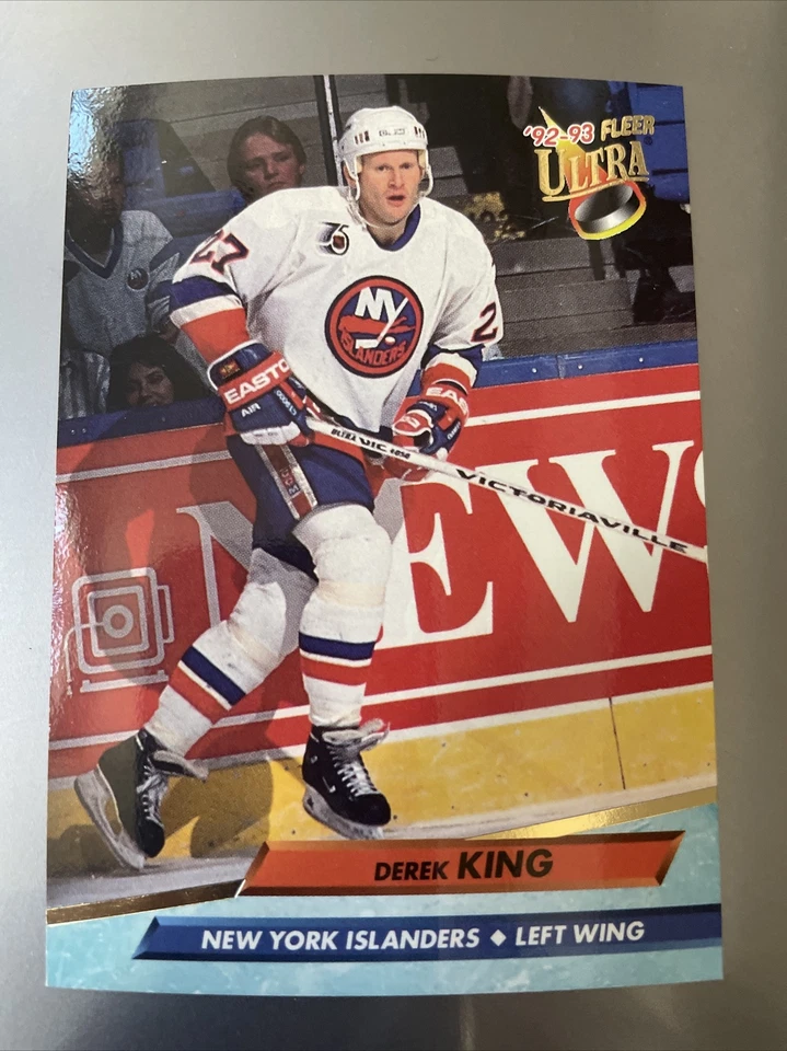 1992-93 Fleer Ultra Hockey #128 Derek King - Image 1 of 2