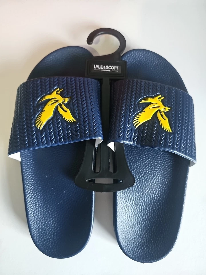 Lyle and Scott Sliders Blue UK Size 5 Brand New - Image 1 of 3