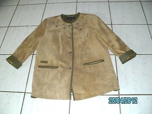 Tolle Jacke Lederjacke Trachtenlederjacke ***Giorgio Mobiani*** TOPP Zustand - Bild 1 von 3