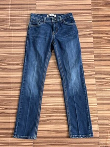 Levis 511 Slim Jeans Boys Blue Denim size 14 Reg (27x27) - Picture 1 of 5