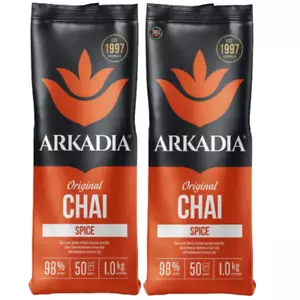 FRESH Arkadia SPICE Chai 2kgs Latte Powder Hot Iced Barista Cafe FAST DISPATCH - Picture 1 of 8