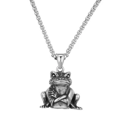 Creative Pewter Designs Horny Toad, Short Horned Lizard Reptile Necklace  - image 1 of 4