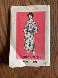 1970s Wrap Dress Printed Pattern 9161 sz 14 - 36” Bust UNCUT - Picture 1 of 4