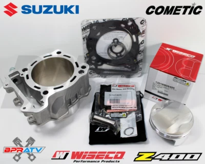 Suzuki LTZ400 LTZ 400 Cylinder Wiseco Piston Gasket Big Bore Top End Rebuild Kit - Image 1 of 4