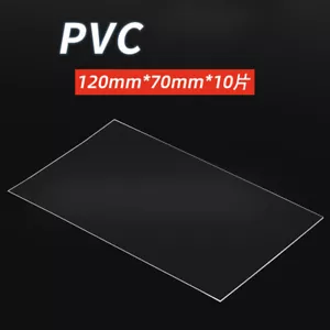 10PCS Foglio di Plastica Trasparente PVC Morbido Fai da Te Puntelli Modello Scena (120mm*70mm) - Foto 1 di 19
