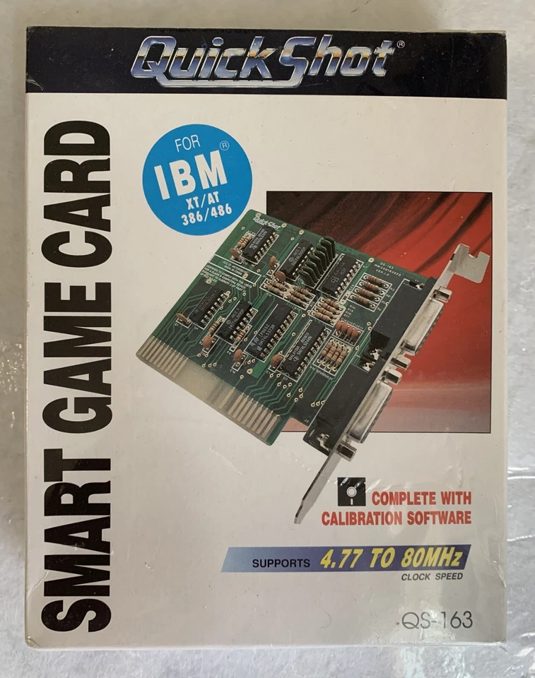 QuickShot QS-163 Smart Game Card Calibration Software Disk / 5.25" Floppy