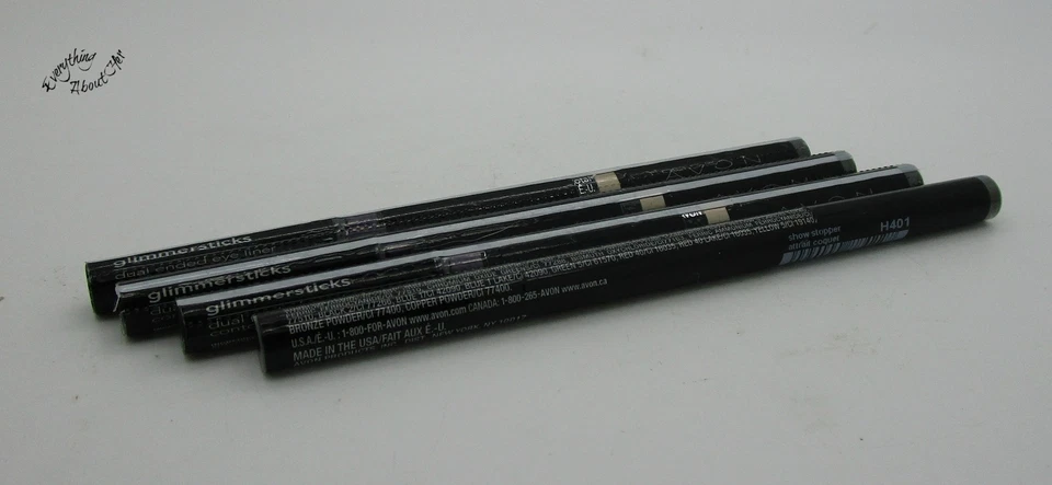 AVON Glimmersticks Dual-Ended Eye Liner SHOW STOPPER H401 - Lot of 4 - Image 1 of 1