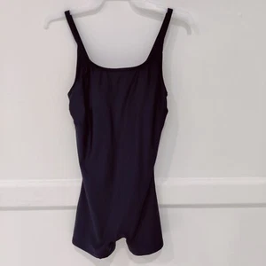 Lands End Women's Modest Boy Shorts One Piece Swimsuit Size 2 Tall $90 9B376 - Picture 1 of 2