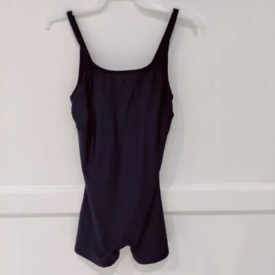 Lands End Women's Modest Boy Shorts One Piece Swimsuit Size 2 Tall $90 9B376 Foto 1 de 2