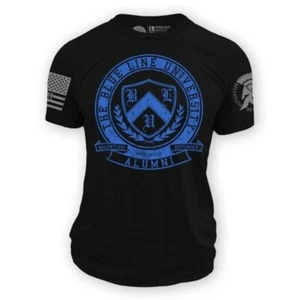 Relentless Defender Blue Line Alum T Shirt Police Sheriff Detention Officer - M - Picture 1 of 1