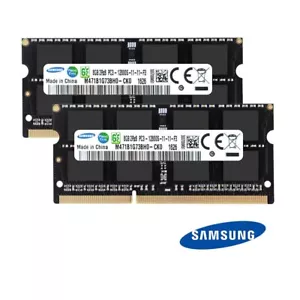 Samsung 16GB 8GB 4GB DDR3 1600MHz PC3-12800S SODIMM 204Pin Laptop Memory LOT BK - Picture 1 of 15