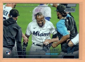 2022 Topps Stadium Club Bryan de la Cruz tarjeta de novato #265 Marlins RC QTY - Imagen 1 de 2