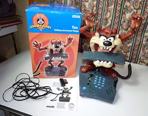 LOONEY TUNES TAZ TALKING ANIMATED PHONE Taz téléphone Warner Bros WB Sheila 2001 - Photo 1/17