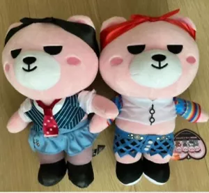 KRUNK BLACKPINK Lovesick Girls Plush Toy Doll Jisoo + Jennie Set of 2 New Rare - Picture 1 of 1