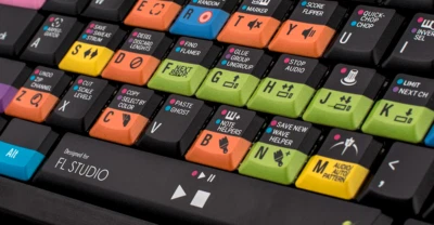 LOGICKEYBOARD BACKLIT KEYBOARD THE ASTRA SERIES For FL Studio Shortcuts  - Image 1 of 4