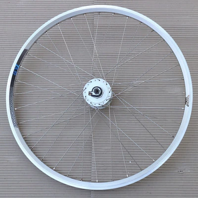 26" VORDERRAD SHIMANO NEXUS C3000 NABENDYNAMO EXAL ZX 19 FELGE NIRO DT SPEICHE - Bild 1 von 4