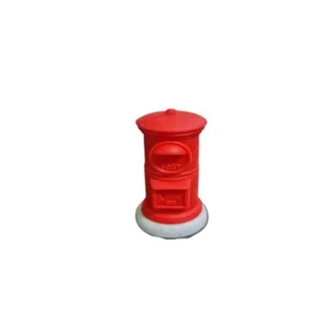 Vintage Clásico Rojo Forma de Buzón Pequeño Hecho en Japón Juguete Niños Regalo - Imagen 1 de 10