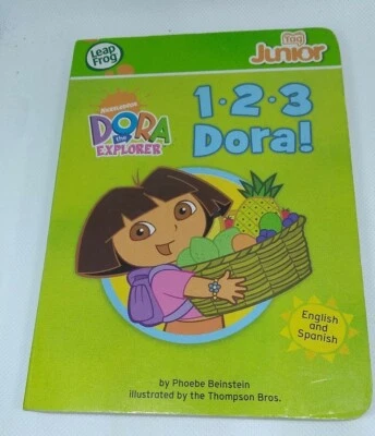 Leap Frog Tag Junior Dora The Explorer 1.2.3 Dora Board Book  - Image 1 of 2