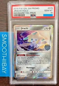 Pokemon Card Indonesia Jirachi Holo 078/SM-P Promo Regional League Gem MT PSA 10 - Picture 1 of 2