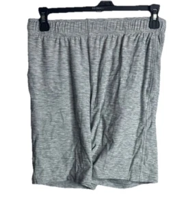 Old Navy Boy Size Large (10-12) Heather Gray Fleece Flat Front Jogger Shorts - Picture 1 of 4