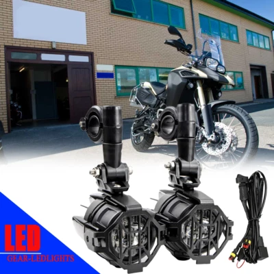 Luces auxiliares para BMW R1200GS F800GS F700GS F650 K1600 faros antiniebla de conducción puntual Foto 1 de 4