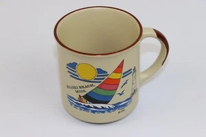 Vintage Biloxi Beach Mississippi Mug Coffee Mug Cup Sailboat Lighthouse Souvenir - Picture 1 of 8