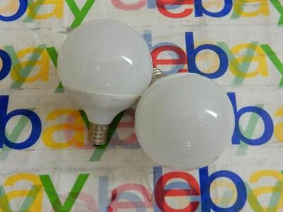 2x GE 76449 2G16C/W LED 2.0W Base Candalabra Bombilla Plástico Esmerilado Caja Abierta Foto 1 de 3