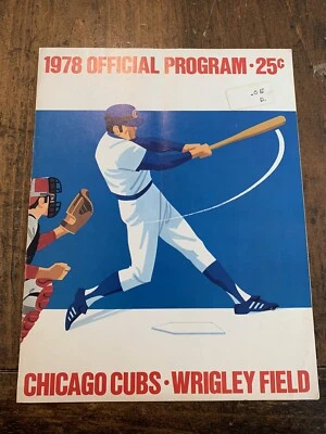 (2) 1978 Chicago Cubs Vs Houston Astros Philadelphia Phillies Unmarked Scorecard - Image 1 of 4