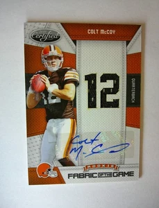 2010 Panini Colt McCoy  /25  #1   Patch  Auto - MINT - Ultra RARE - Picture 1 of 3