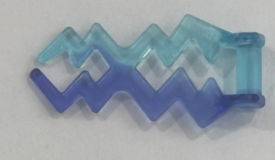 LEGO Azul Eléctrico Zig Zag Wave Arma Castillo Ninjago Minifigura Mago Magia Foto 1 de 1