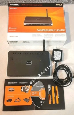 D-Link RangeBooster WBR-2310 108 Mbps 4-Port 10/100 Wireless G Router W/Box - Image 1 of 4