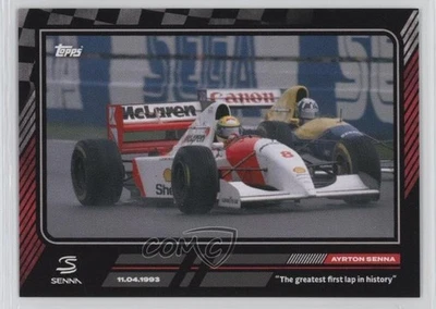 2023 Topps The Story of /709 Ayrton Senna greatest first lap in history #41 HOF - Image 1 of 2