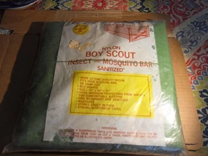 Boy Scouts of America BSA Nylon Insect Mosquito Bar Camp Cot Sleeping Bag Cover - Picture 1 of 12
