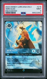 PSA 10 - Hercules Enchanted 215/204 EN2 Rise of Floodborn - Disney Lorcana - Bild 1 von 5